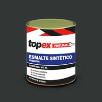 Topex Esmalte Sintético Brilhante Premium Preto Qualycril