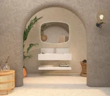 Bancada Porcelanato Bergamo 80 Branco Liso Cozimax