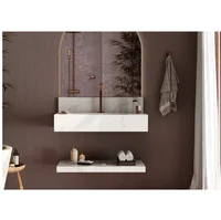 Bancada Porcelanato Bergamo 80 Branco Cozimax