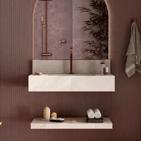 Bancada Porcelanato Bergamo 80 Bege Cozimax