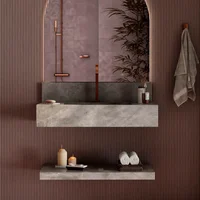 Bancada Porcelanato Bergamo 80 Cinza Cozimax