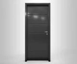 Kit Porta 92X3.5X210, Preto, Esquerdo