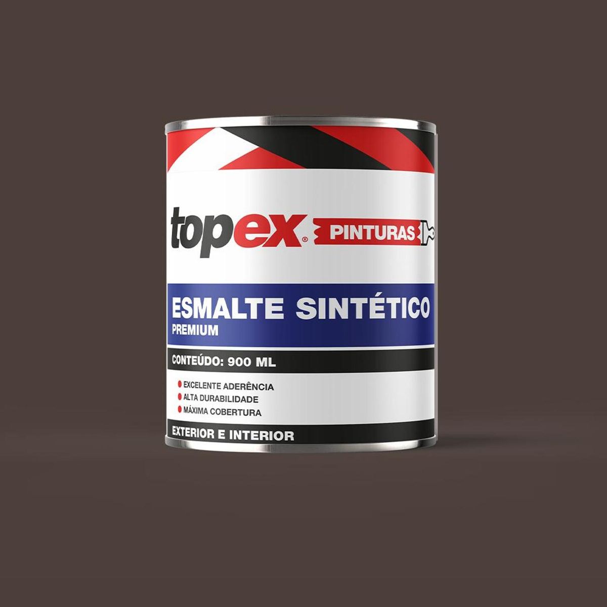 Topex Esmalte Acetinado Marrom Qualycril, marca Qualycril - Foto Principal