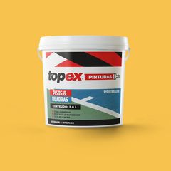 Tinta para Piso e Quadras Amarelo Demarcação Topex