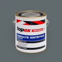 Topex Esmalte Sintético Brilhante Premium Cinza Escuro Qualycril
