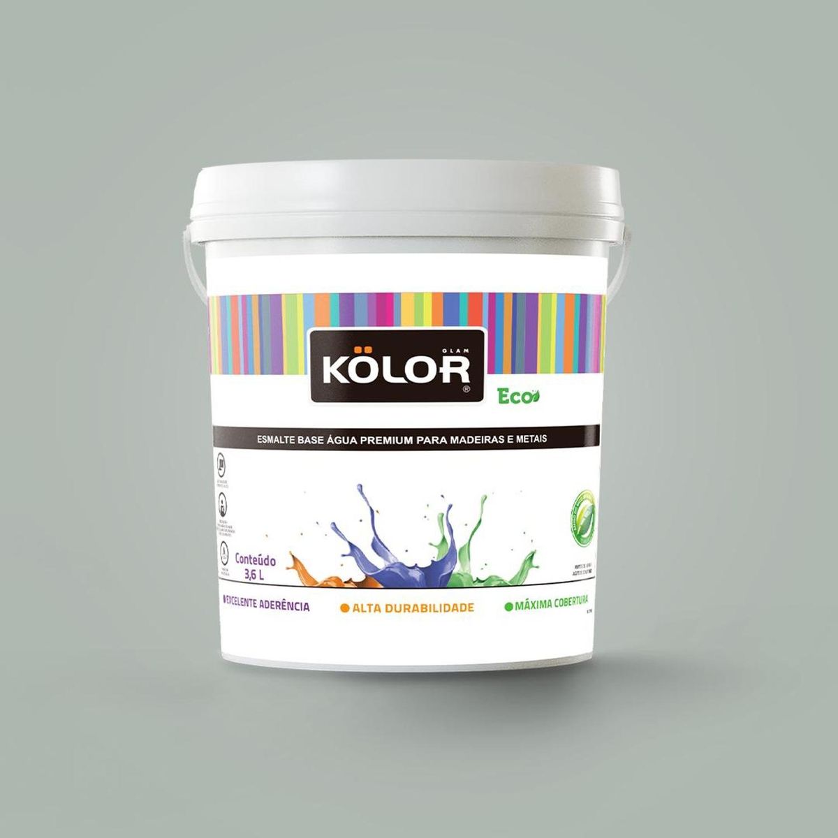 Kolor Eco Acetinado Platina Qualycril, marca Qualycril - Foto Principal