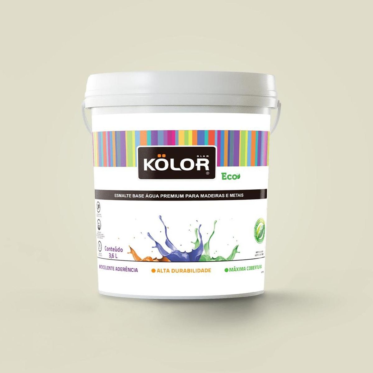 Kolor Eco Acetinado Branco Gelo Qualycril, marca Qualycril - Foto Principal