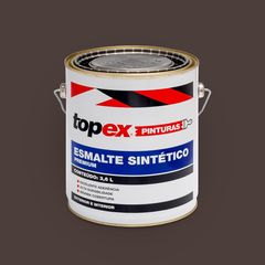 Topex Esmalte Acetinado Marrom Qualycril