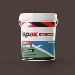 Tinta para Piso e Quadras Marrom Topex