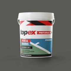 Tinta para Piso e Quadras Cinza Chumbo Topex