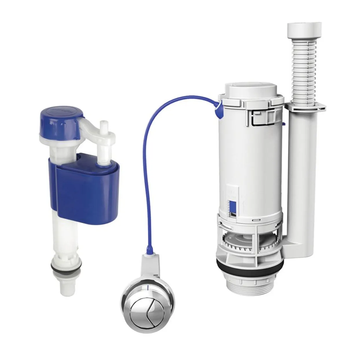 Conjunto Completo Dual Flush Superior Com Parafuso E Anel Para Caixa Acoplada, marca Censi - Foto 2
