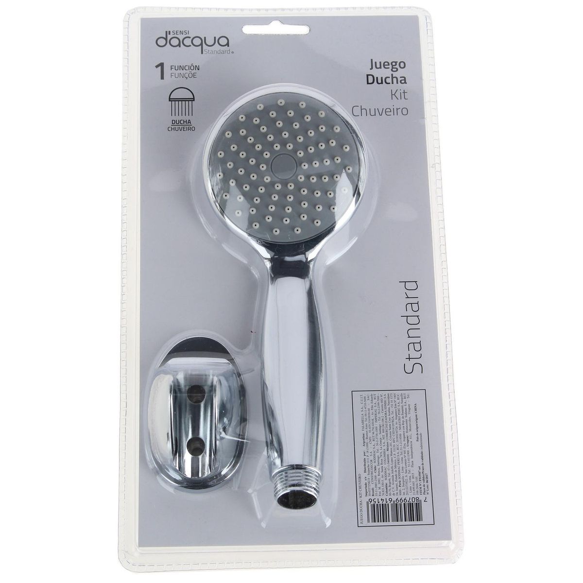 Conjunto de Duche 1F Cro Ac 1.5Mt, marca Sensi Dacqua - Foto 2