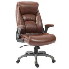 Cadeira Executiva Café Toscana 64 Cm Just Home Collection