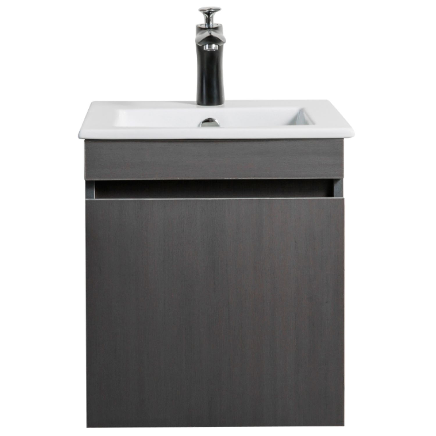 Gabinete para banheiro bonsai grafite 43X43X47 Sensi Dacqua | Sodimac