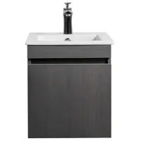 Gabinete para banheiro bonsai grafite 43X43X47 Sensi Dacqua