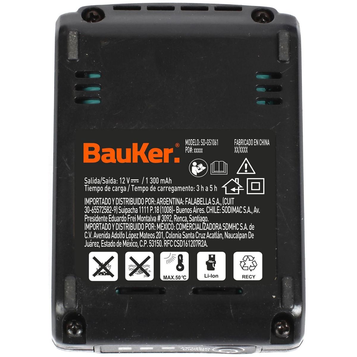 Bateria Recargavel 12V, marca Bauker - Foto 2