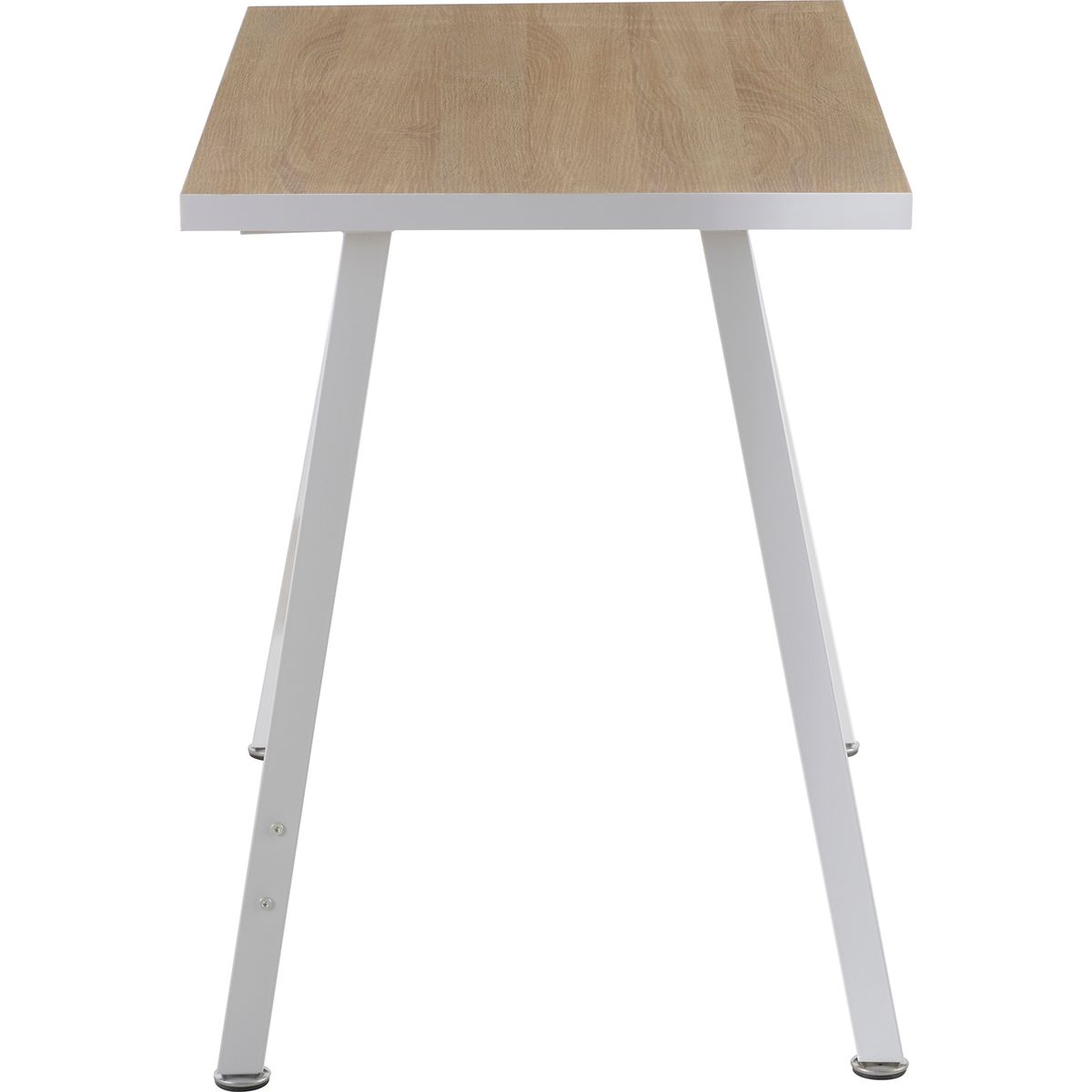 Mesa de Escritório Pepe Branco e Carvalho 100X58X75cm Just Home Collection, marca Just Home Collection - Foto Principal