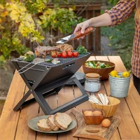 Churrasqueira a Carvão Portátil 44,5x30cm Mr. Beef