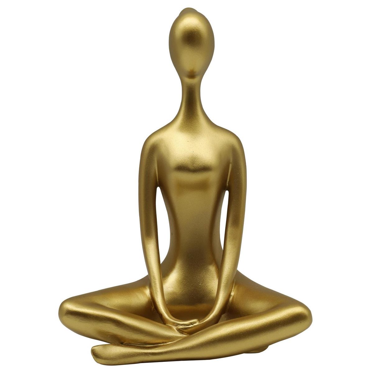 Estatua Yoga Maos para Baixo Dourada 24,8cm Just Home Collection, marca Just Home Collection - Foto Principal