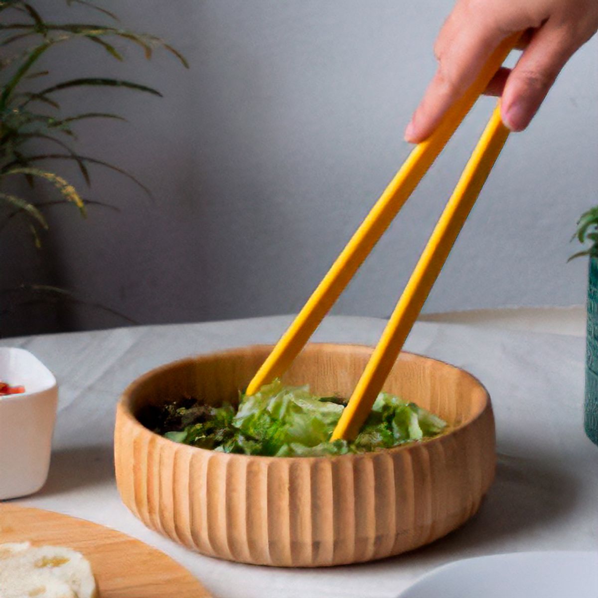 Bowl Canelado de Bambu P 15cm Oikos, marca Oikos - Foto Principal