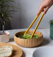 Bowl Canelado de Bambu P 15cm Oikos