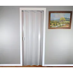 Porta Sanfonada Pvc Branco 210X0,60Cm Holztek
