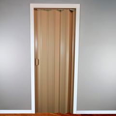 Porta Sanfonada Pvc Bege 210X0,72Cm Holztek