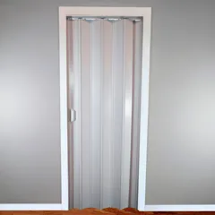 Porta Sanfonada Pvc Branco 210X0,84Cm Holztek