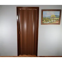 Porta Sanfonada Pvc Mogno 210X0,84Cm Holztek