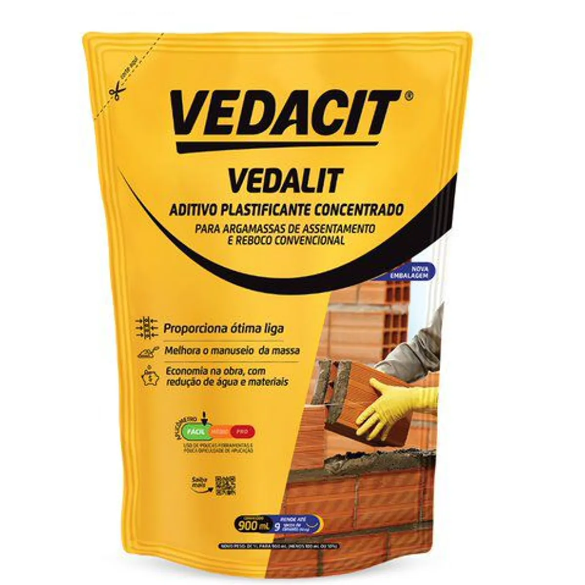 Vedacit Vedalit Aditivo Plasticante Sup 900 Ml Vedacit, marca Vedacit - Foto Principal