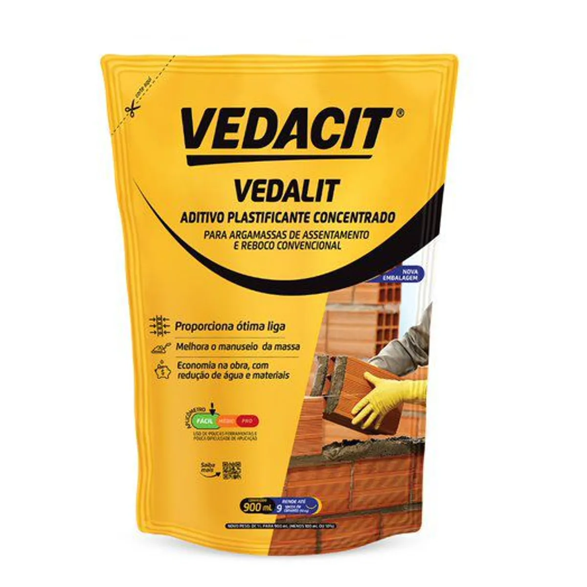 Vedacit Vedalit Aditivo Plasticante Sup 900 Ml Vedacit, marca Vedacit - Foto Principal