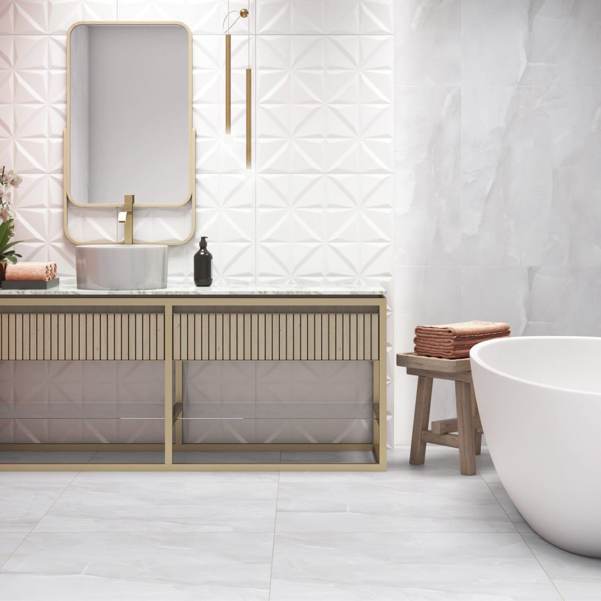 Porcelanato Polido 62x121cm Onix Premium P60543 2,26m² Embramaco, marca Embramaco - Foto Principal