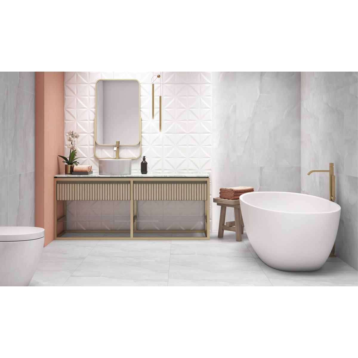 Porcelanato Polido 62x121cm Onix Premium P60543 2,26m² Embramaco, marca Embramaco - Foto Principal