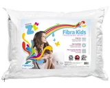 Travesseiro Infantil Saúde e Conforto Kids Lávavel em Máquina com Íons de Prata Anti Ácaro 39x62cm Fibrasca