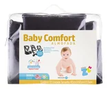 Almofada para Bebê Conforto Látex Lavável em Máquina 58x38x5,5cm Grafite Fibrasca