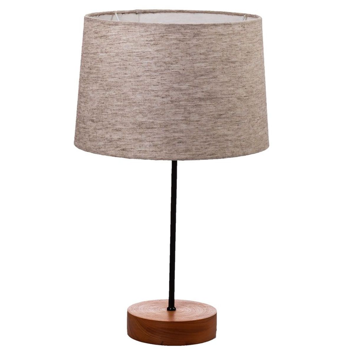 Cupula Trapecio M 30x20cm Linho Bege Illumina, marca Illumina - Foto Principal