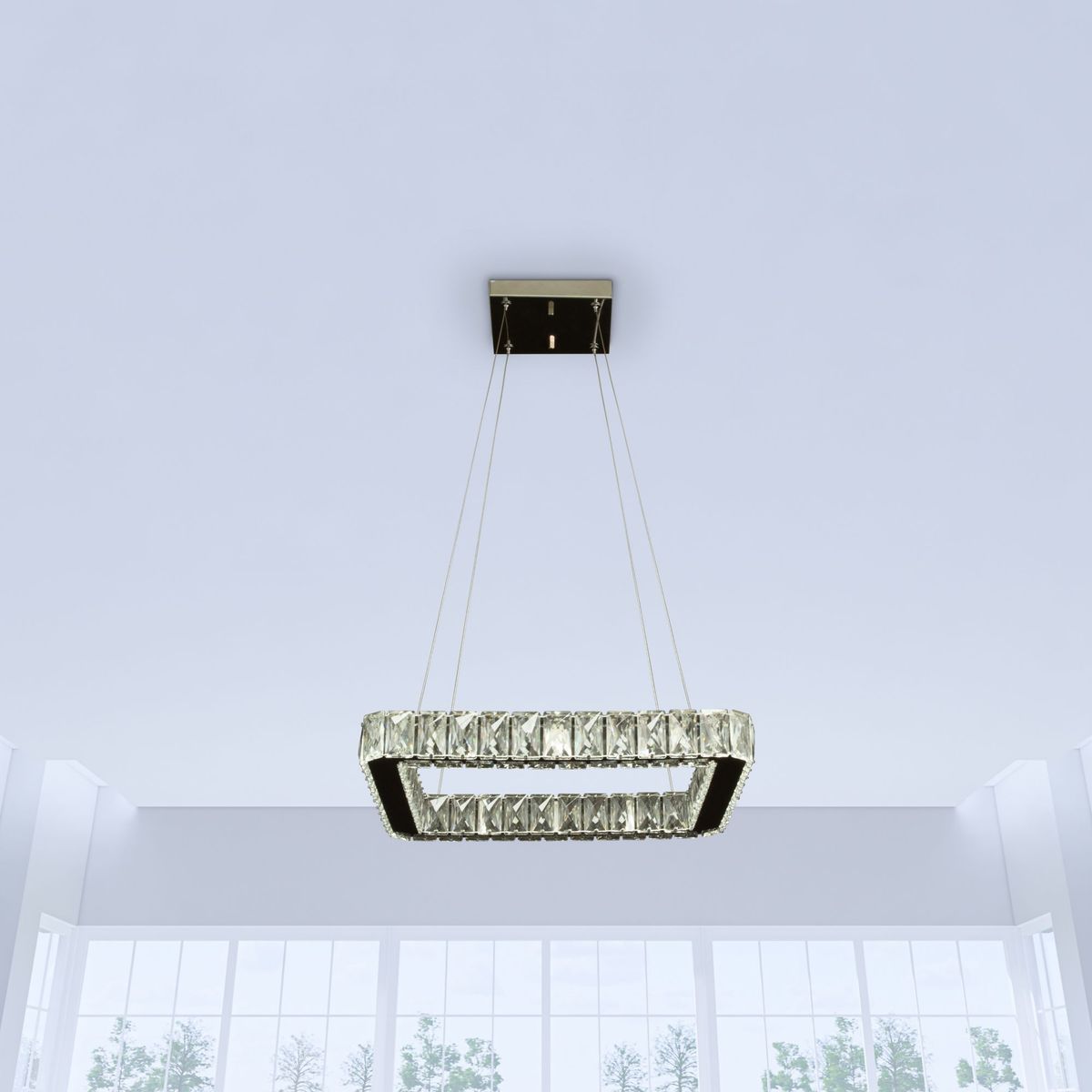 Pendente Tokyo Led Quadrado 28W 4000K 400x400 mm 1L Llumm Bronzearte, marca Llumm Bronzearte - Foto 2