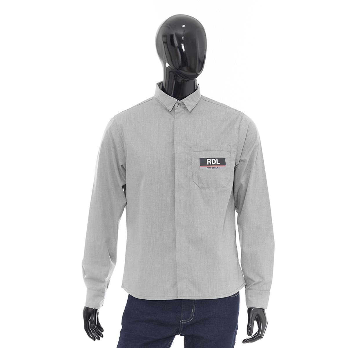 Camisa Social Manga Longa Profissional  Cinza  M, marca Valença Textil - Foto Principal