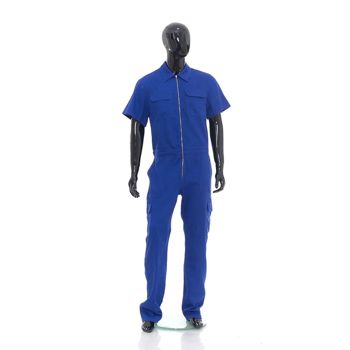 Macacão Manga Curta Profissional Azul G PF2 Confecções, marca PF2 Confecções - Foto 2