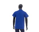 Jaleco Manga Curta Profissional Azul M PF2 Confecções