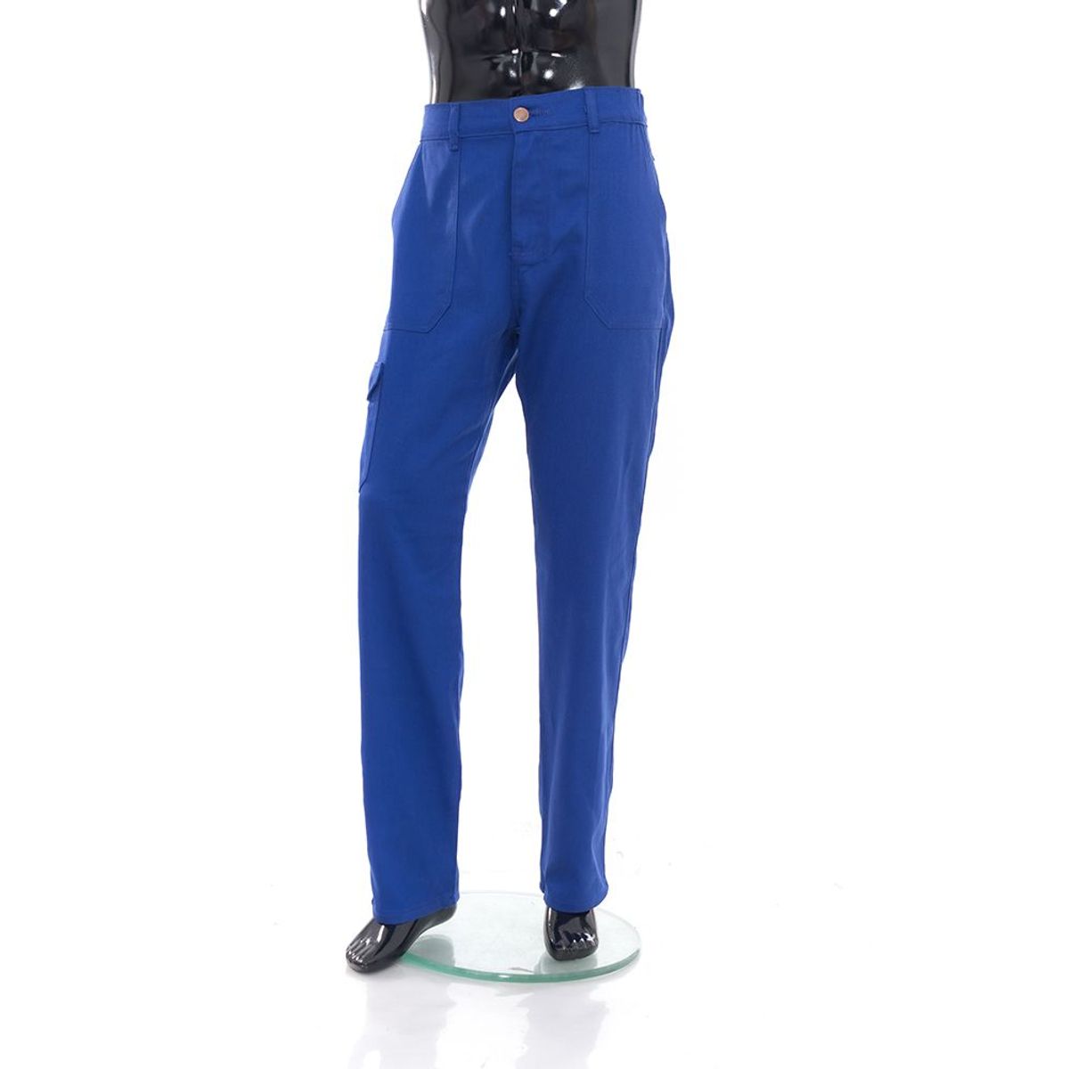 Calça Cargo Profissional Azul GG PF2 Confecções, marca PF2 Confecções - Foto 2
