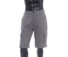 Calça Com Perna Removivel Profissional  Cinza  G