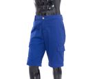 Calça Com Perna Removivel Profissional  Azul  M