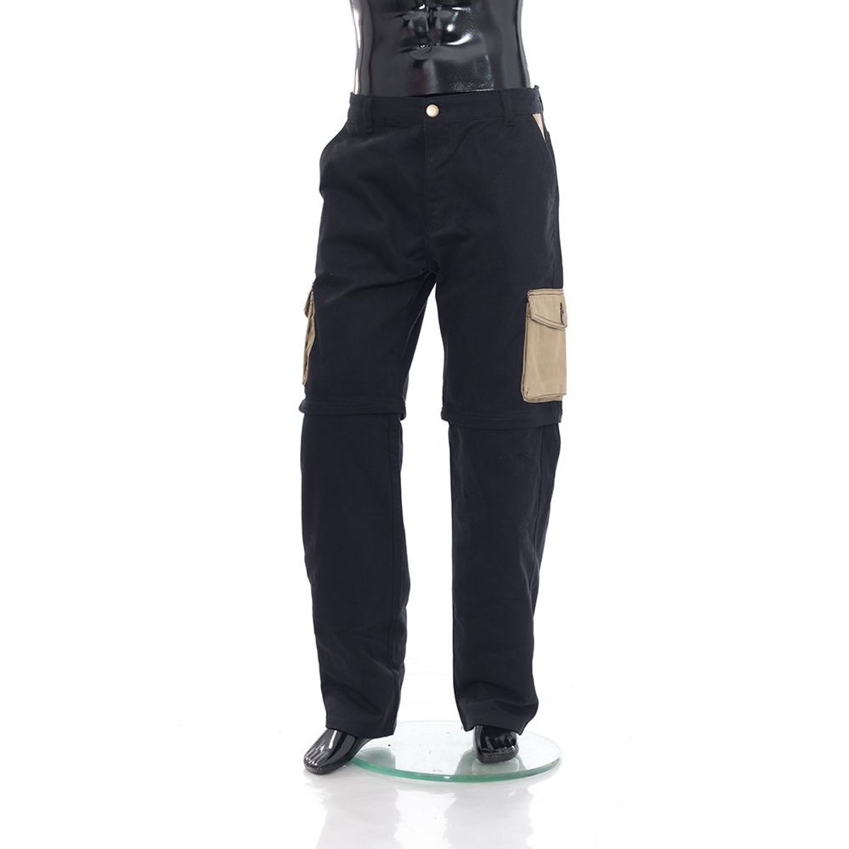 Calça Com Perna Removivel Profissional   Preto/Bege  P, marca Valença Textil - Foto 2