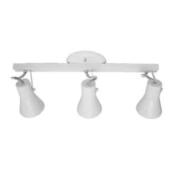 Spot B/3 Trilho Sino Aluminio Branco ARS Iluminação