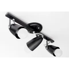 Spot B/3 Trilho Sinsinati Preto ARS Iluminação