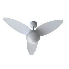 Ventilador de teto Aires 3 Pás Bivolt com Controle Remoto Branco Ventisol