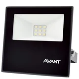 Refletor Preto Led Slim 10W 6500K Avant