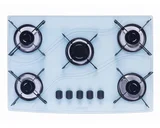 Fogão Cooktop 5 Bocas Branco 15x73x52cm Bivolt Safanelli