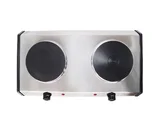 Fogão Elétrico Portátil Inox 2 Placas 220V Safanelli